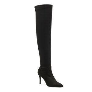 JESSICA SIMPSON Womens Almond Black Abrine Pointed Toe Stiletto Boots 6.5 M